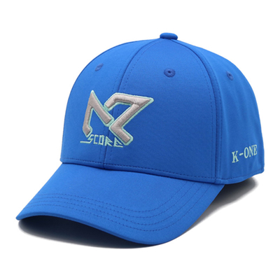 Sản phẩm bán buôn Unisex Curved Edge 6 Panel Cotton Closed Back Thêu mũ bóng chày