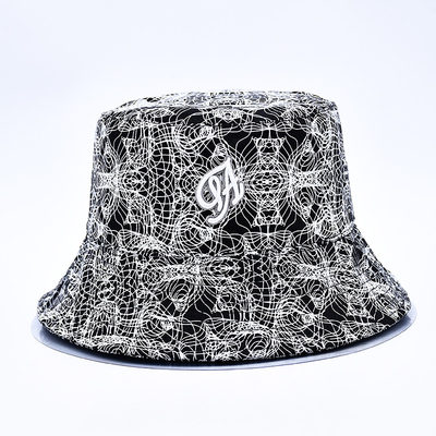 Sublimation in bucket hat tùy chỉnh trên tất cả in bucket hat mẫu logo thêu cho phụ nữ