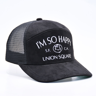 7 Panel Đen Suede Panel Trùm xe tải chất lượng cao Cap lưới tùy chỉnh Bìa thêu Velvet Trùm xe tải