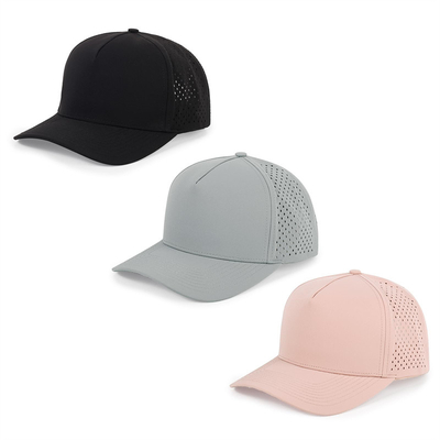 Mái cao chất lượng Laser Mesh Curved Edge Classic Sports Baseball Caps Custom Golf Gorras Crimson Red Baseball Hat