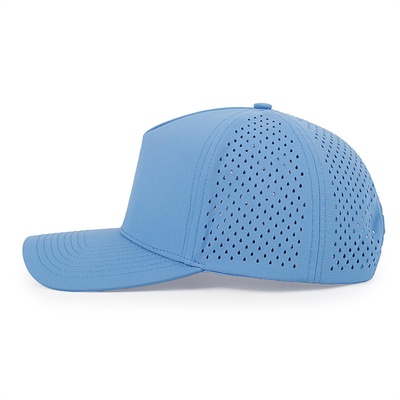 Mái cao chất lượng Laser Mesh Curved Edge Classic Sports Baseball Caps Custom Golf Gorras Crimson Red Baseball Hat