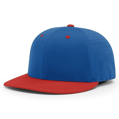 Custom Brand Styles Mũi lưới đục laser 6 bảng Gorras trắng Mũi bóng chày thể thao Mũi hip hop cao cấp