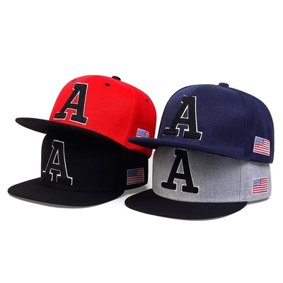 Phong cách Hip Hop Outdoor Sport Gorras Snapbacks Mũ Cap Custom 6 Panel Mũ Snapback