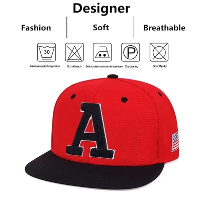 Phong cách Hip Hop Outdoor Sport Gorras Snapbacks Mũ Cap Custom 6 Panel Mũ Snapback