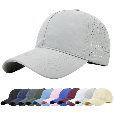 Đàn ông nhanh khô thở thể thao bóng chày mũ Custom lưới điều chỉnh mũ đơn giản chạy xe tải mũ
