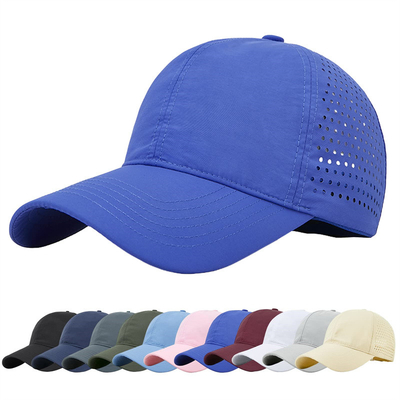 Cao chất lượng bông polyester 6 bảng thể thao nhanh khô bóng chày mũ xe tải điều chỉnh Snapback bóng chày mũ