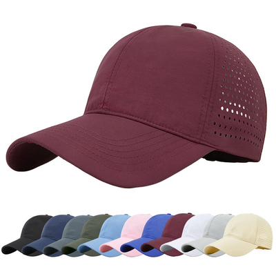 Cao chất lượng bông polyester 6 bảng thể thao nhanh khô bóng chày mũ xe tải điều chỉnh Snapback bóng chày mũ