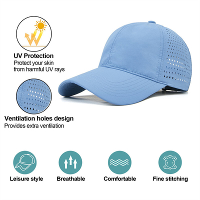 Cao chất lượng bông polyester 6 bảng thể thao nhanh khô bóng chày mũ xe tải điều chỉnh Snapback bóng chày mũ
