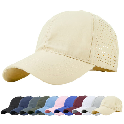 Đàn ông nhanh khô thở thể thao bóng chày mũ Custom lưới điều chỉnh mũ đơn giản chạy xe tải mũ