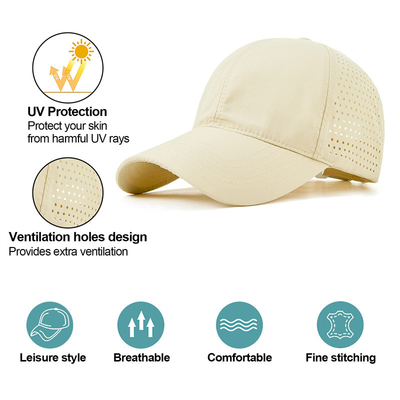 Đàn ông nhanh khô thở thể thao bóng chày mũ Custom lưới điều chỉnh mũ đơn giản chạy xe tải mũ