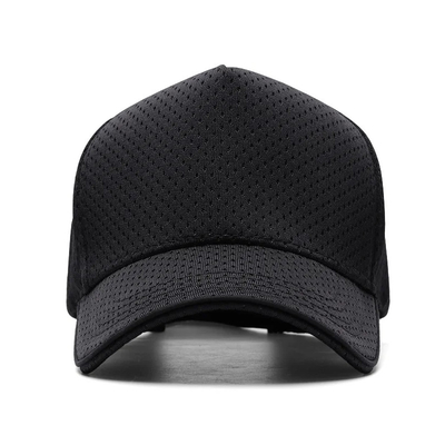 Custom 5 Panel Mesh Baseball Cap ngoài trời Hít thở cao Crown Blank Trucker Mesh Hat