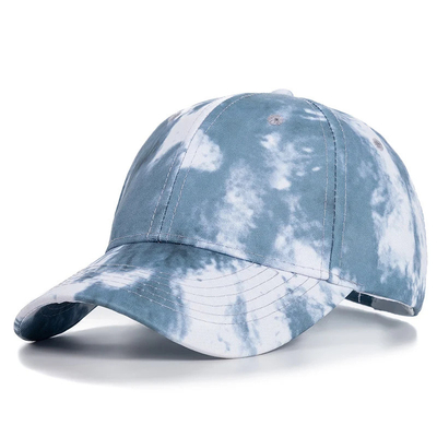 Custom Fashion Hip Hop 6 Panel Tie Dye Baseball Hat Cap High Crown Irregular Print Baseball Hats (Tấm mũ bóng chày không chính xác)