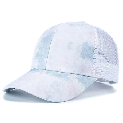 Custom Fashion Hip Hop 6 Panel Tie Dye Baseball Hat Cap High Crown Irregular Print Baseball Hats (Tấm mũ bóng chày không chính xác)