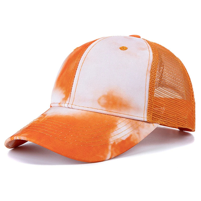 Custom Fashion Hip Hop 6 Panel Tie Dye Baseball Hat Cap High Crown Irregular Print Baseball Hats (Tấm mũ bóng chày không chính xác)