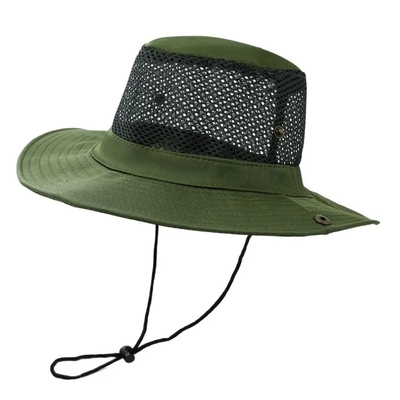 Trò chơi ngoài trời Camo ngụy trang Gã đánh cá nón với Logo tùy chỉnh Săn bắn đi bộ đường dài nón nón