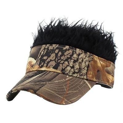 New Men's Flair tóc nhọn mặt trời mặt nạ đẹp mũ golf màu sắc tóc giả đỉnh điều chỉnh mũ bóng chày