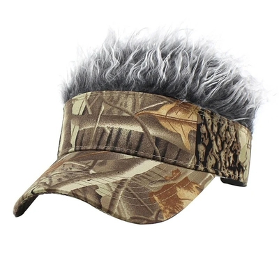 New Men's Flair tóc nhọn mặt trời mặt nạ đẹp mũ golf màu sắc tóc giả đỉnh điều chỉnh mũ bóng chày