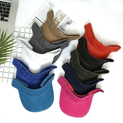 New Summer Denim Hòa trang nữ Outdoor Sport Sun Hat Golf Đi bộ đường dài quần vợt Người đàn ông Mặt trời Cap