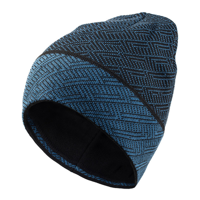 Người lớn mùa đông ấm áp đan nón phụ nữ trượt tuyết Mũ đàn ông kích cỡ lớn Velvet Beanie Mũ