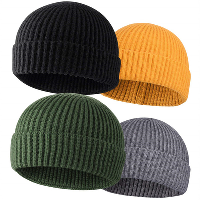 Mũ đan cho người lớn cho các dịp bình thường Phong thêu / Jacquard / Mô hình trống và vòng tròn mũ