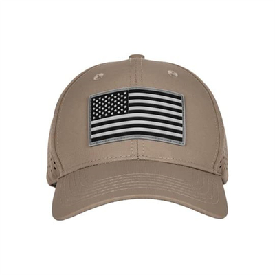 Oen Custom Design American Flag Baseball Cap Đàn ông thêu mũ bóng chày lỗ