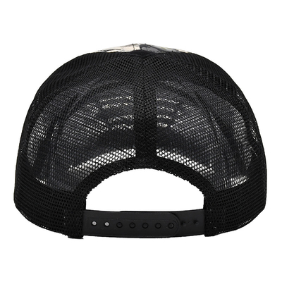 Logo tùy chỉnh Mesh Back Trucker Hat Wholesale 6 Panel Camouflage Trucker Cap Cá nhân hóa