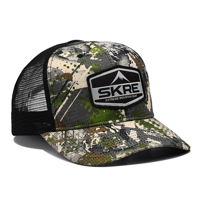Logo tùy chỉnh Mesh Back Trucker Hat Wholesale 6 Panel Camouflage Trucker Cap Cá nhân hóa
