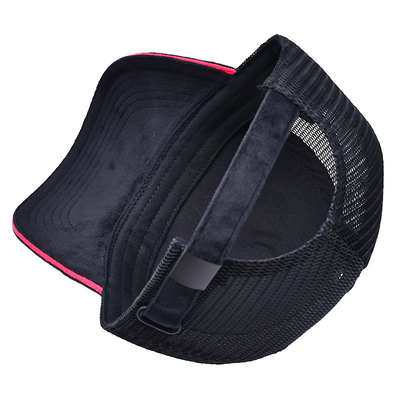 Sandwich Curved Brim 5 Panel Velvet Trucker Hat Wholesale Gorra Trucker Cap Logo tùy chỉnh