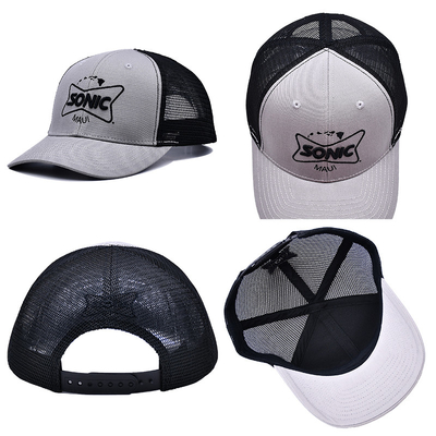 Sản phẩm bán buôn Snapback Trucker Hat 6 Panel Mesh Hats 3d thêu Custom Trucker Cap