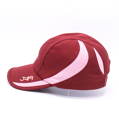 Logo tùy chỉnh Mũ thể thao lưới chạy Gorras chất lượng cao Curved Edge Cap thể thao thở