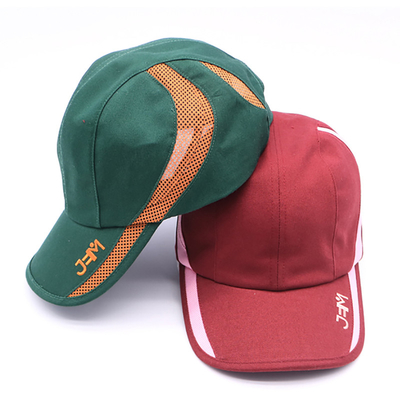 Logo tùy chỉnh Mũ thể thao lưới chạy Gorras chất lượng cao Curved Edge Cap thể thao thở