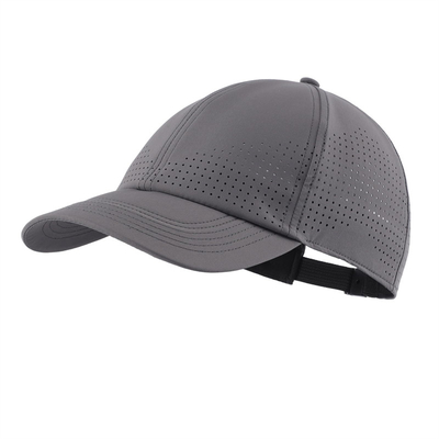 Sản phẩm bán buôn tùy chỉnh 6 Panel Unisex Laser lỗ chống nước bóng chày Golf Cap Hat Mesh Sport Hat