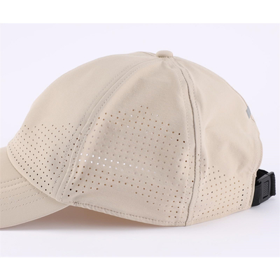 Sản phẩm bán buôn tùy chỉnh 6 Panel Unisex Laser lỗ chống nước bóng chày Golf Cap Hat Mesh Sport Hat