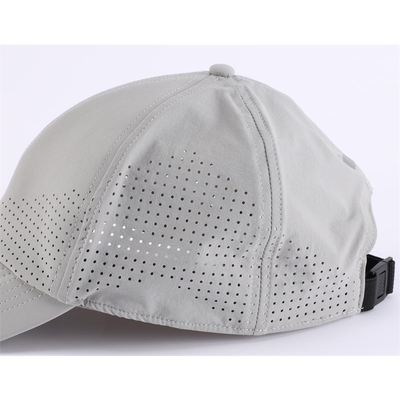 Sản phẩm bán buôn tùy chỉnh 6 Panel Unisex Laser lỗ chống nước bóng chày Golf Cap Hat Mesh Sport Hat