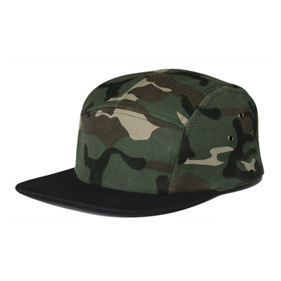 Camo ngoài trời Blank 5 Panel Camp Cap Camouflage Gorras Camper Hat bán buôn cho nam nữ