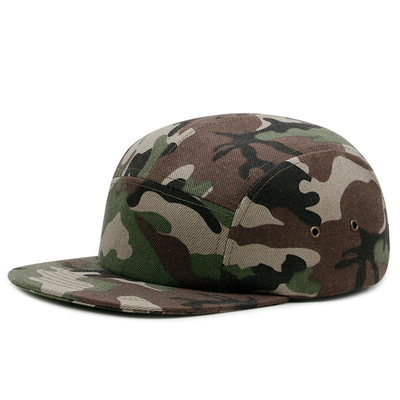 Camo ngoài trời Blank 5 Panel Camp Cap Camouflage Gorras Camper Hat bán buôn cho nam nữ