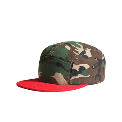 Camo ngoài trời Blank 5 Panel Camp Cap Camouflage Gorras Camper Hat bán buôn cho nam nữ