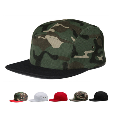 Camo ngoài trời Blank 5 Panel Camp Cap Camouflage Gorras Camper Hat bán buôn cho nam nữ