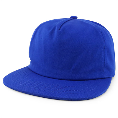 Custom Plain 5 Panel Snapback Cap Adjustable Unstructured Snapback Hat bán buôn