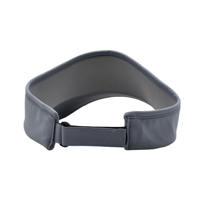 Mùa hè ngoài trời chạy mặt trời visor mũ tùy chỉnh màu xám quần vợt visor mũ cho golf