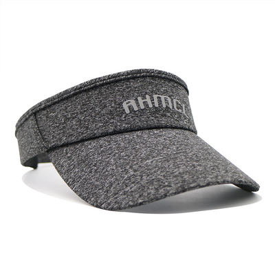 Tùy chỉnh màu xám thể thao mặt trời visor mũ ngoài trời điều chỉnh visor mũ