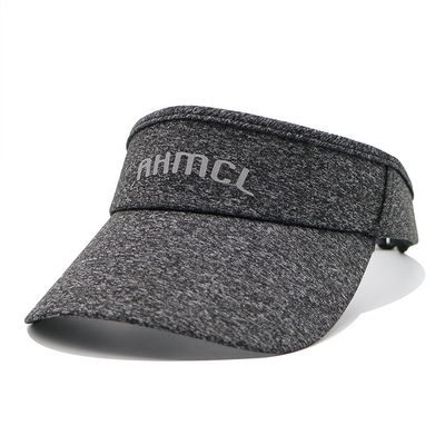Tùy chỉnh màu xám thể thao mặt trời visor mũ ngoài trời điều chỉnh visor mũ