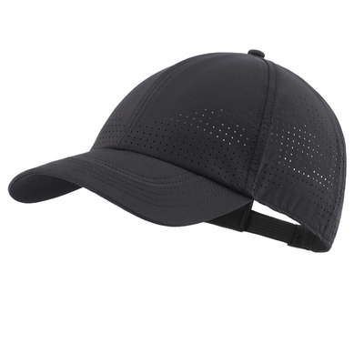 Sản phẩm bán buôn tùy chỉnh 6 Panel Unisex Laser lỗ chống nước bóng chày Golf Cap Hat Mesh Sport Hat