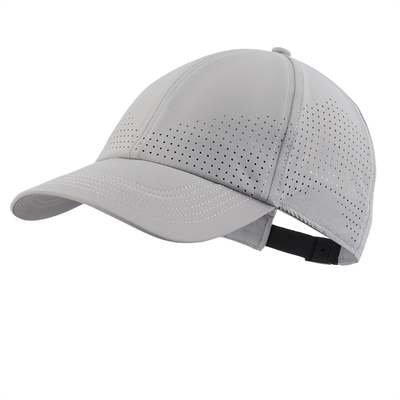 Sản phẩm bán buôn tùy chỉnh 6 Panel Unisex Laser lỗ chống nước bóng chày Golf Cap Hat Mesh Sport Hat