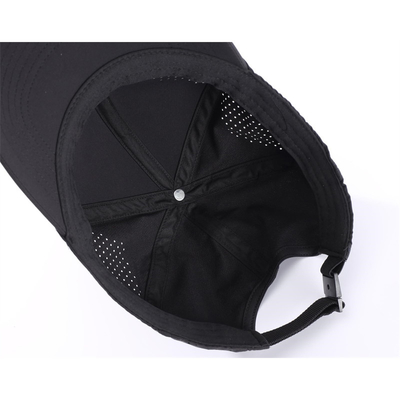 Sản phẩm bán buôn tùy chỉnh 6 Panel Unisex Laser lỗ chống nước bóng chày Golf Cap Hat Mesh Sport Hat