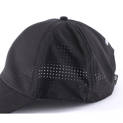 Sản phẩm bán buôn tùy chỉnh 6 Panel Unisex Laser lỗ chống nước bóng chày Golf Cap Hat Mesh Sport Hat