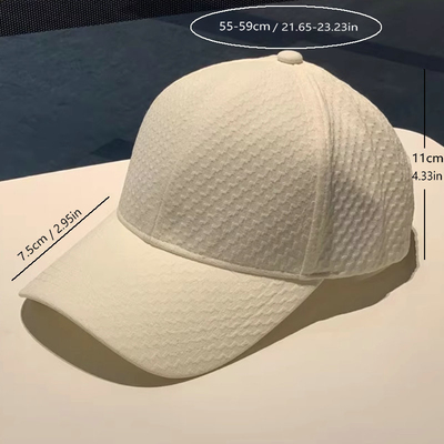 High Profile 6 Panel Baseball Cap Unisex Lightweight Sunshade Tấm mũ bóng chày khô nhanh