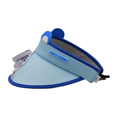 Mũ quạt năng lượng mặt trời hình gấu con dễ thương Hàn Quốc cho trẻ em, mũ che nắng rộng vành hoạt hình tùy chỉnh cho bé trai và bé gái