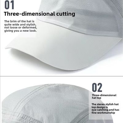Mũ thể thao điều chỉnh được, không theo cấu trúc, nhẹ, tùy chỉnh, mũ chạy bộ cho nam và nữ