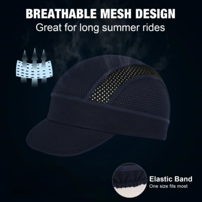 Chiếc mũ đạp xe tùy chỉnh Khô nhanh, thở ẩm, Wicking Sports Cap, hấp thụ Mũ thở dưới mũ bảo hiểm mỏng